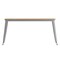 Flash Furniture 30x60 Table Brown Umbrella Top/Silver Steel Frame JJ-T146120-BRSL-GG - alternate 10